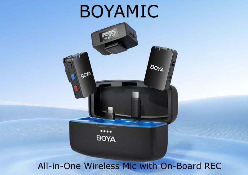 BOYA BOYAMIC  All-in-One Wireless Mic with On-Board REC