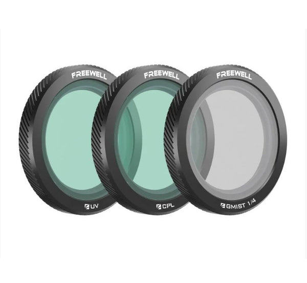 Freewell 3-pack Everyday Series Magnetic Filter Set for DJI Neo (CPL UV Glow Mist 1/4)