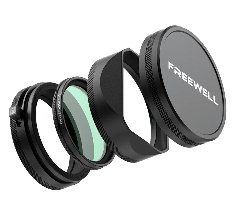 Freewell CPL/GMIST (1/4) Hybrid Filter Kit with Lens Hood for FUJI X100 Series (Black)