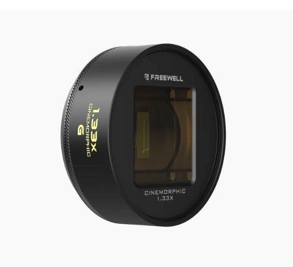 Freewell 1.33x Gold Anamorphic Lens with 17mm Mount for Freewell 17mm Mount iPhone Cases