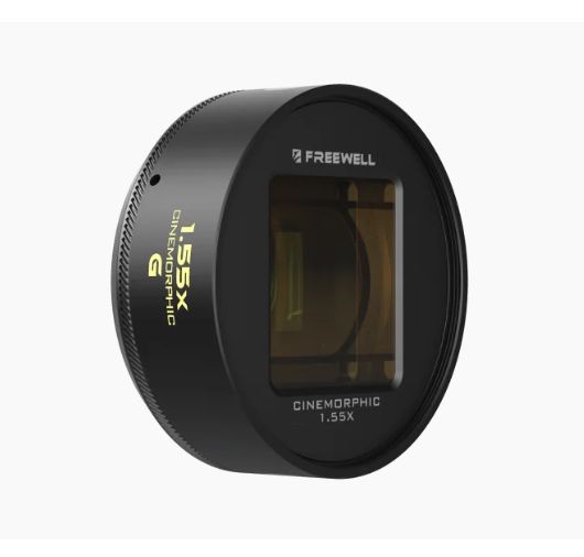 Freewell 1.55x Gold Anamorphic Lens with 17mm Mount for Freewell 17mm Mount iPhone Cases