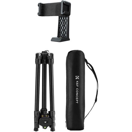 K&F Concept 70" Aluminum Alloy Travel Tripod with BH-36 Ball Head