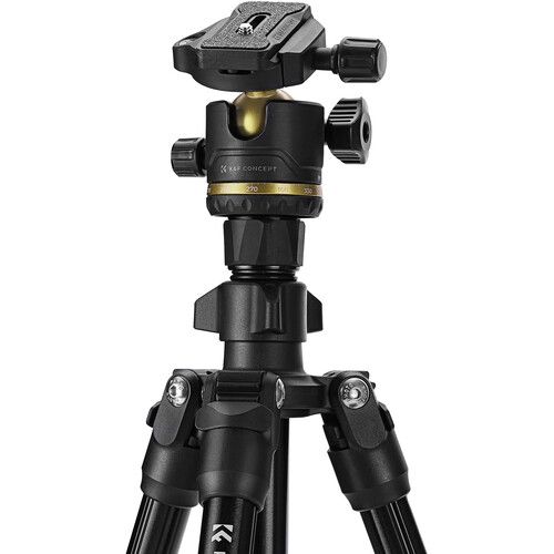 K&F Concept 70" Aluminum Alloy Travel Tripod with BH-36 Ball Head