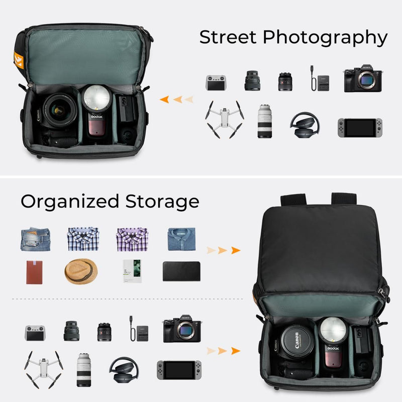 K&F Concept Colapsible Photography Backpack 22L