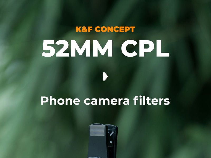 K&F Concept Clip-On 52mm Smartphone CPL Filter