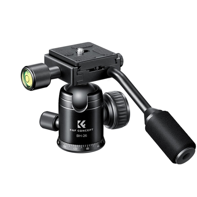 K&F Concept BH-26 Tripod Ball Head with Handle