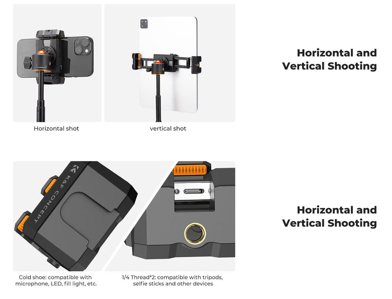 K&F Concept 6-22cm Width Tablet/Phone Holder