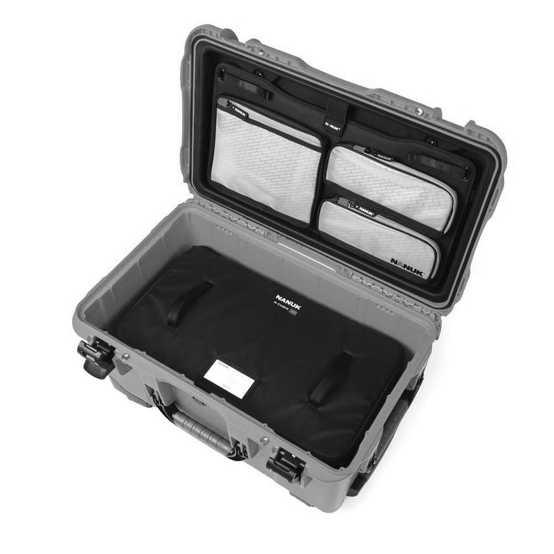 Nanuk 938 Case with Lid Organiser and N-Cubik Interior (17L) Black