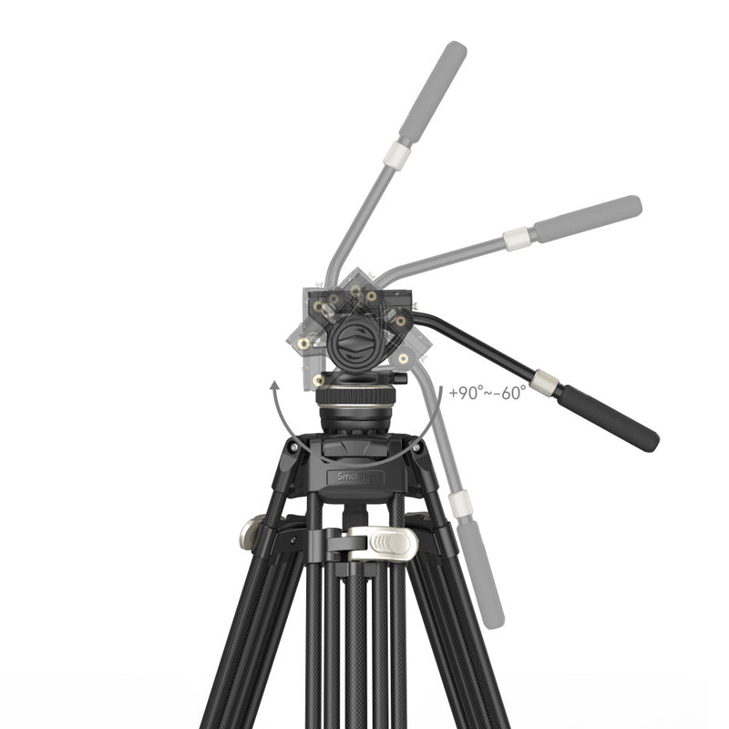 SmallRig FreeBlazer Heavy-Duty Carbon Fiber Tripod Kit AD-100 3989