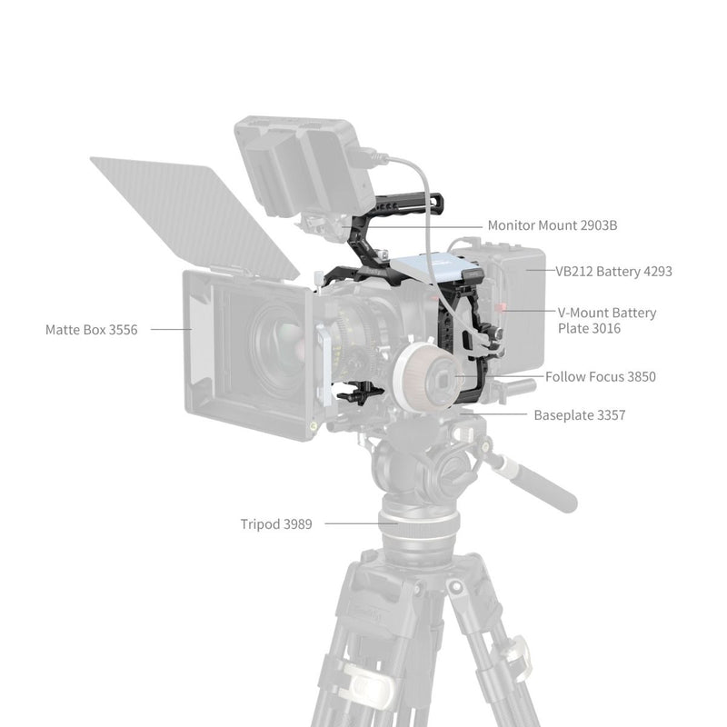 SmallRig Basic Cage Kit for Blackmagic Design Cinema Camera 6K 4574