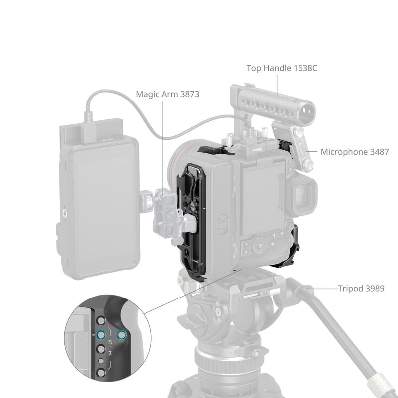 SmallRig Cage for Canon EOS R5 Mark II with Cooling Fan CF-R20EP 5092