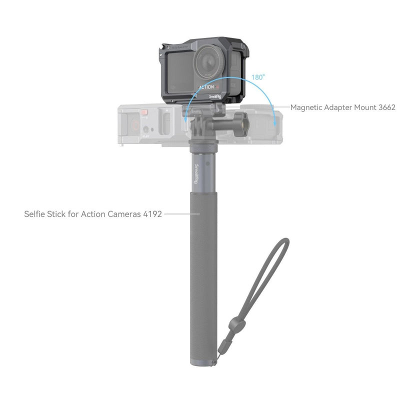 SmallRig Cage for DJI Osmo Action 3/4/5 Pro Camera 4119C