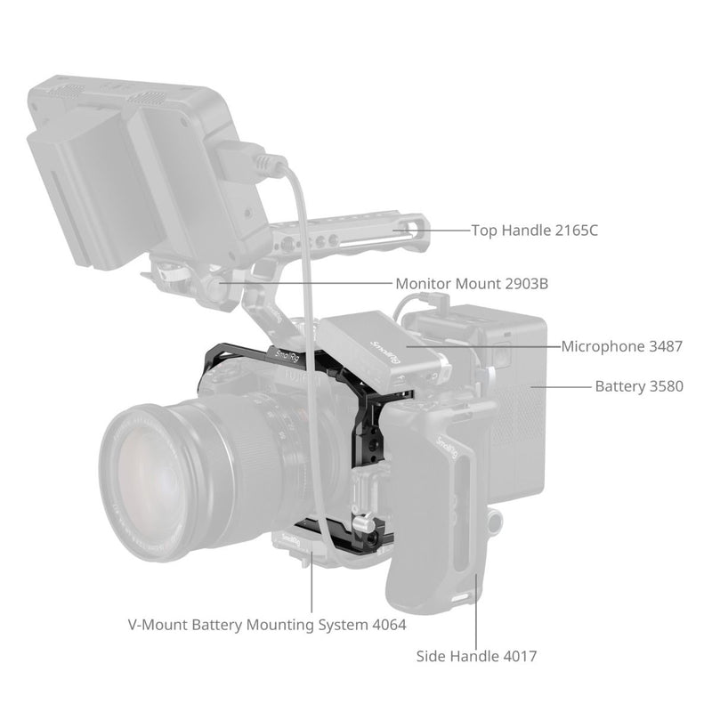 SmallRig Cage for FUJIFILM X-H2 / X-H2S 3934B