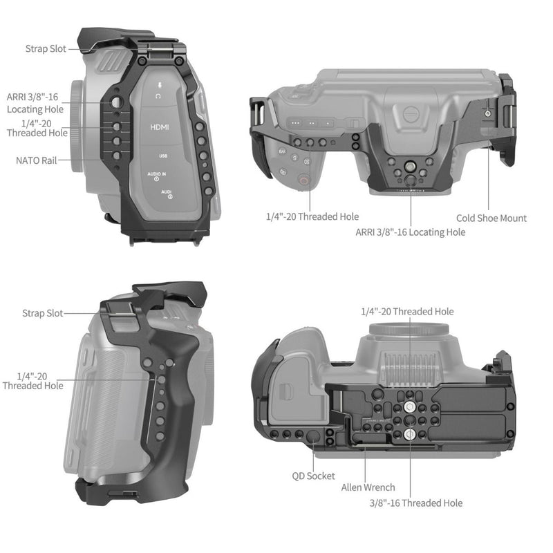 SmallRig Camera Cage for Blackmagic Design Cinema Camera 6K 4785