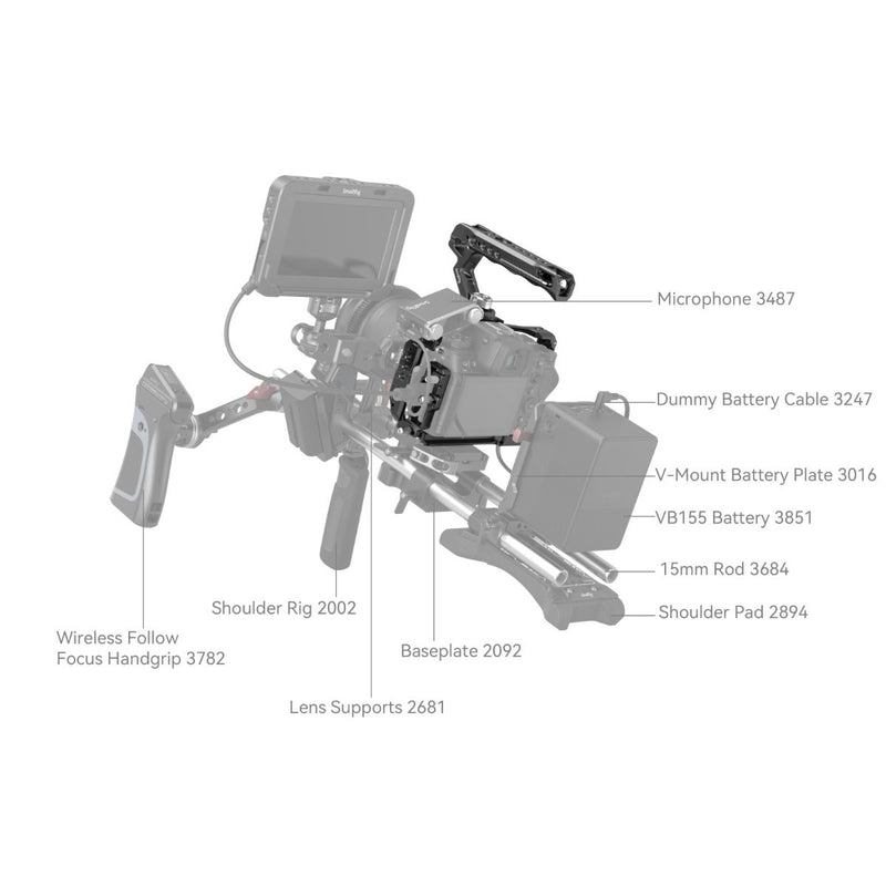 SmallRig Camera Cage Kit for Nikon Z 6III 4520