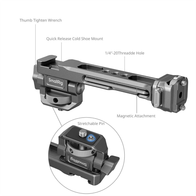 SmallRig HawkLock H21 Monitor Support for DJI Stabilizers 4637