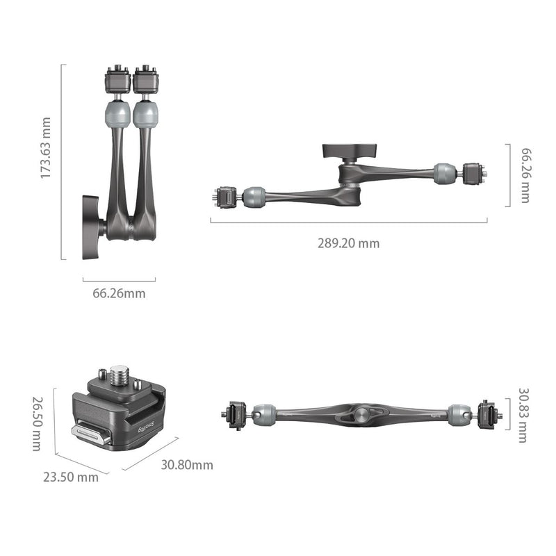 SmallRig HawkLock H21 Quick Release Rosette Magic Arm (11") 4489