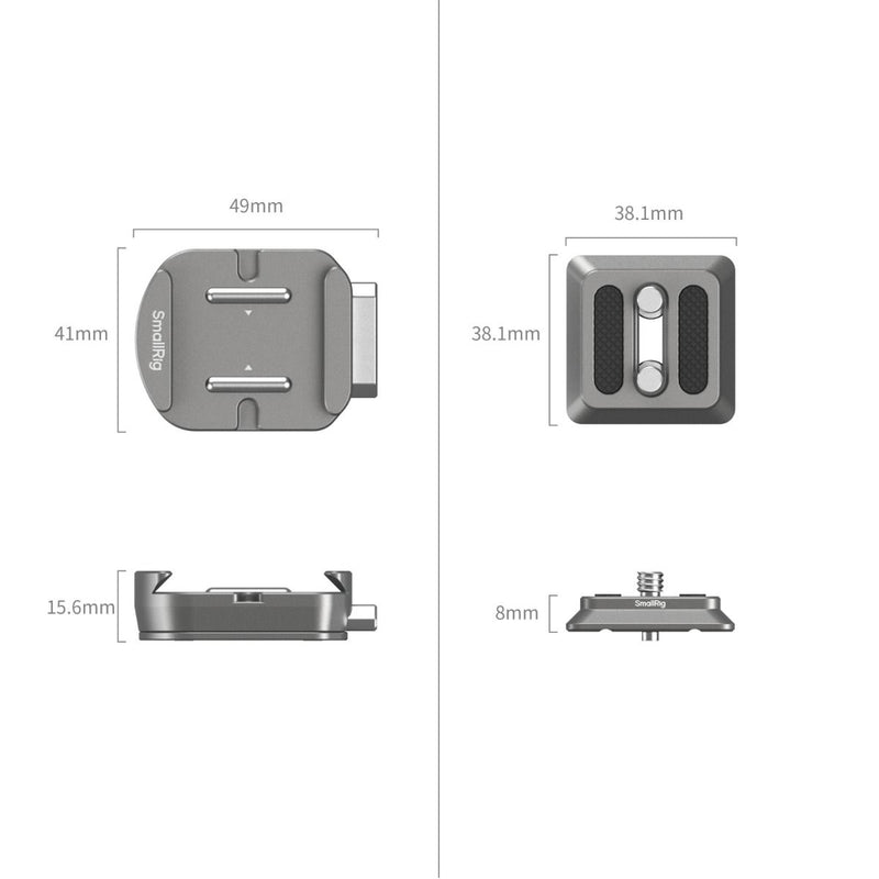 SmallRig HawkLock H38 Arca-Swiss Quick Release Mount Plate 4486