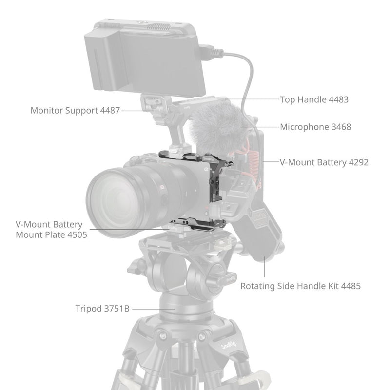 SmallRig HawkLock Quick Release Half Cage for Sony FX3 / FX30 4772