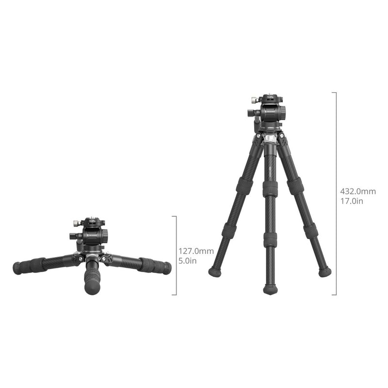 SmallRig Heavy Duty Carbon Fiber Tabletop Tripod Kit 5025