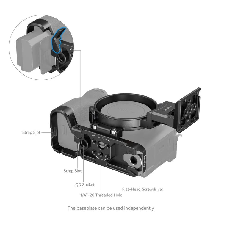 SmallRig Horizontal-to-Vertical Mount Plate Kit for Sony Alpha 7C II / Alpha 7CR 4570