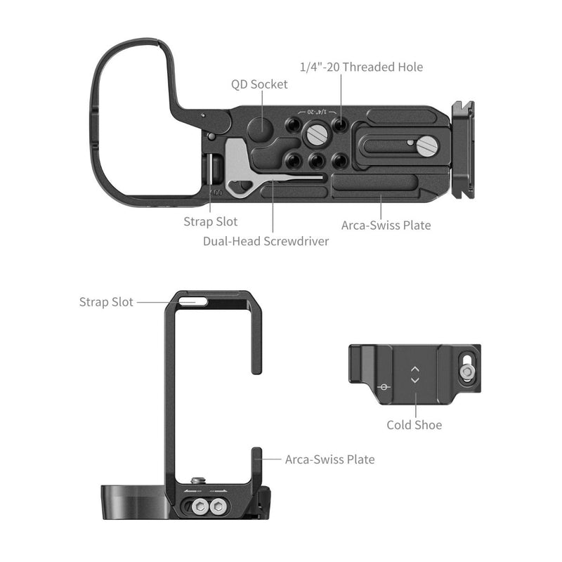 SmallRig L-Shape Mount Plate for Canon EOS R5 Mark II 4983