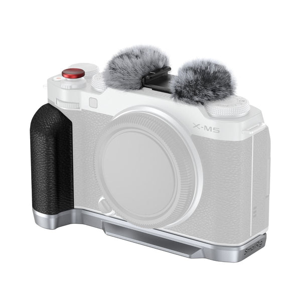 SmallRig L-Shape Mount Plate with Silicone Handle for FUJIFILM X-M5 (Silver) 4875