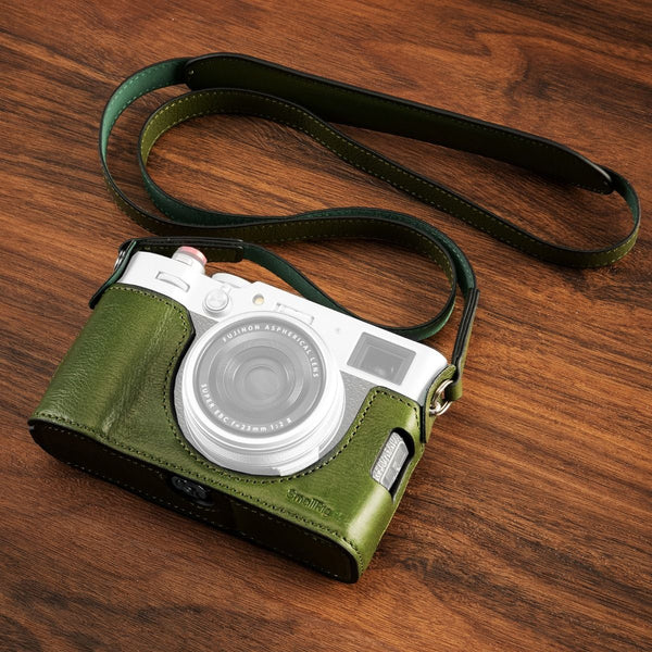 SmallRig Leather Half Case Kit for FUJIFILM X100VI (Green) 4701