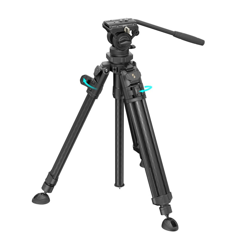 SmallRig Lightweight Video Carbon Fiber Tripod Kit AD-50 Pro 4420