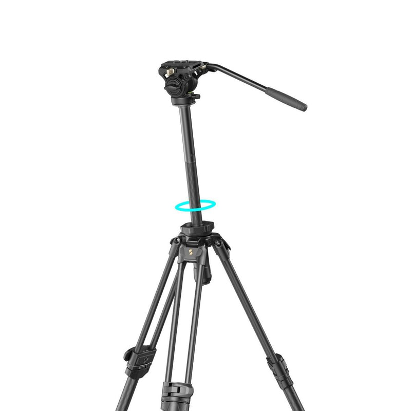 SmallRig Lightweight Video Carbon Fiber Tripod Kit AD-50 Pro 4420