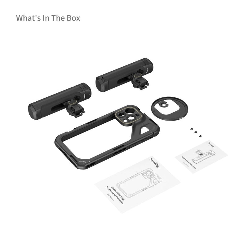 SmallRig Mobile Video Kit (Dual Handheld) for iPhone 15 Pro Max 4392B