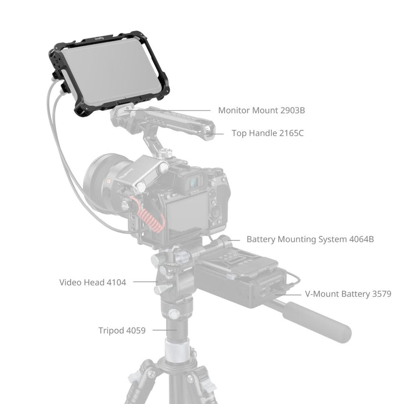 SmallRig Monitor Cage Kit for Atomos Shinobi II 5030