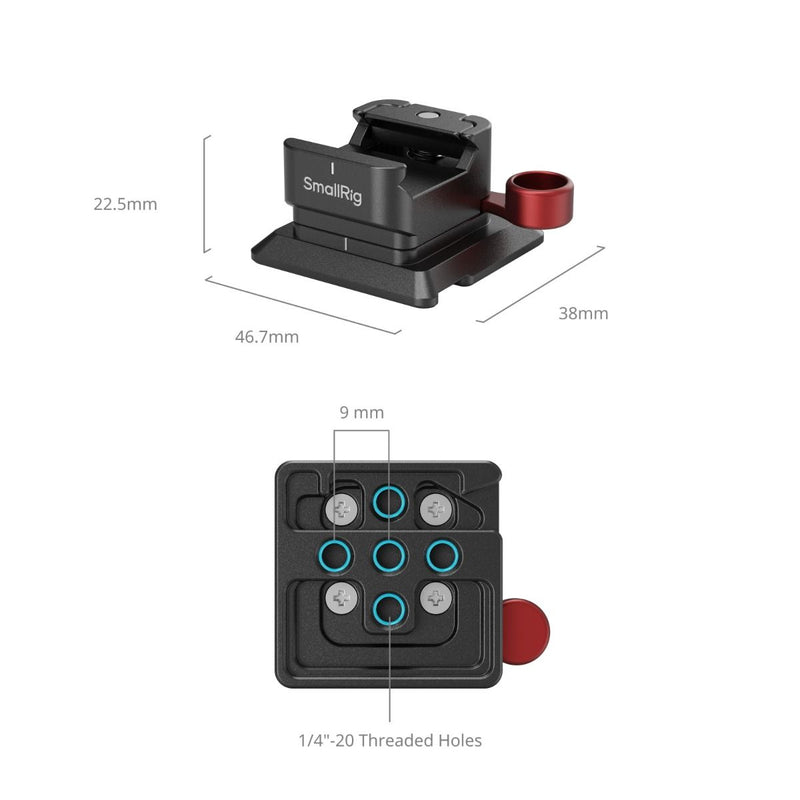 SmallRig NATO Clamp to Arca-Swiss Quick Release Plate MD4857