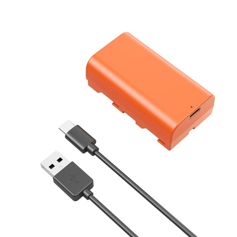 SmallRig NP-F550 USB-C Rechargeable Camera Battery (Orange) 4971