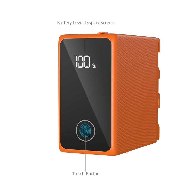 SmallRig NP-F970 USB-C Rechargeable Camera Battery (Orange) 4576