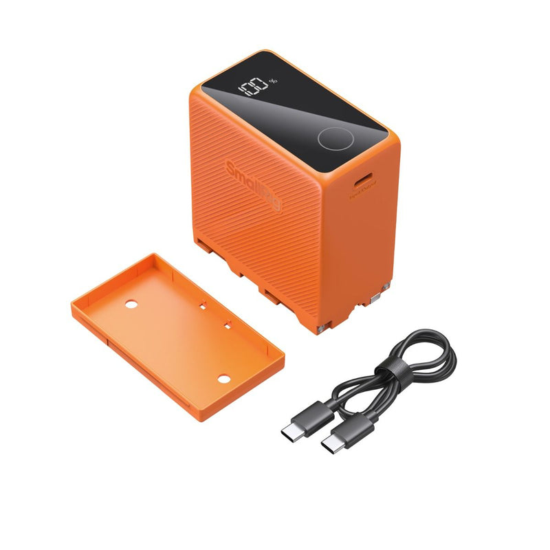 SmallRig NP-F970 USB-C Rechargeable Camera Battery (Orange) 4576