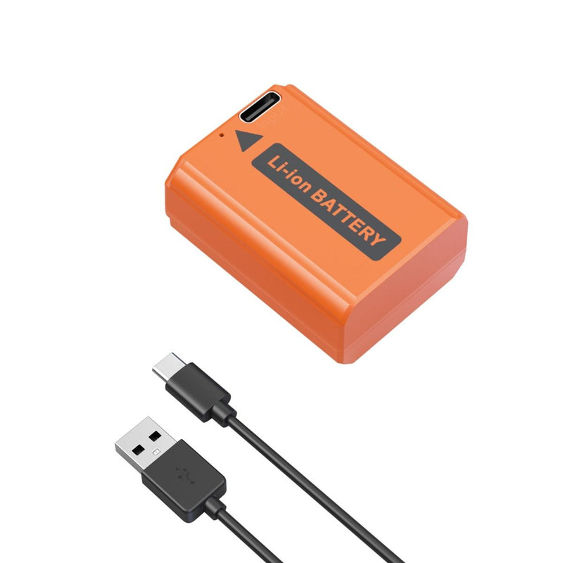 SmallRig NP-FW50 USB-C Rechargeable Camera Battery (Orange) 4965