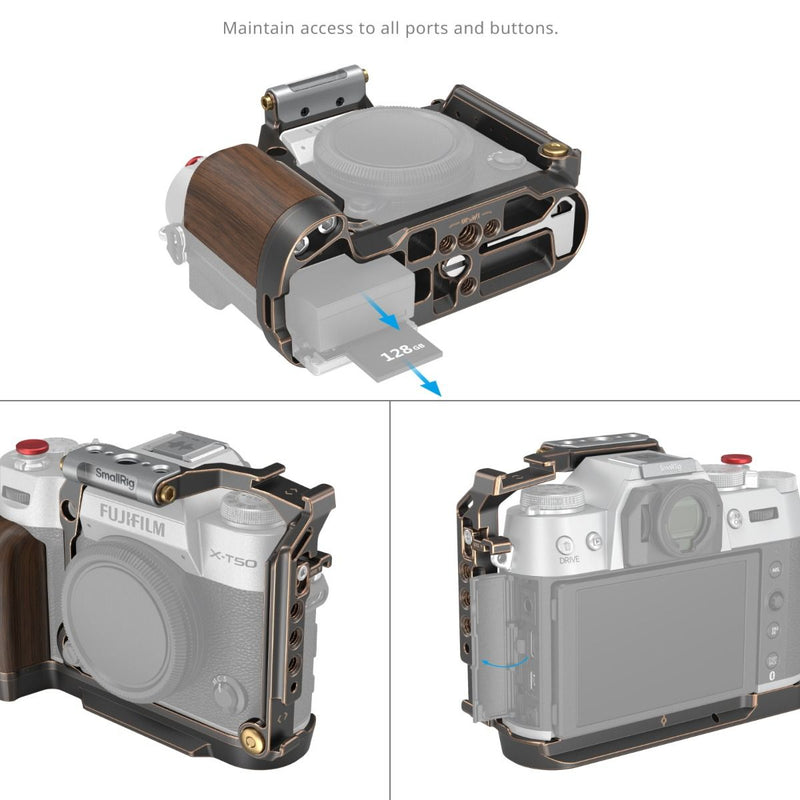 SmallRig Retro Cage for FUJIFILM X-T50 4714