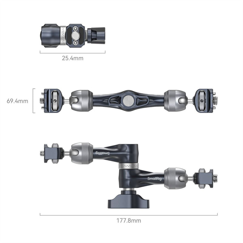 SmallRig Rosette Magic Arm (7") with ARRI Locating Screw 4899