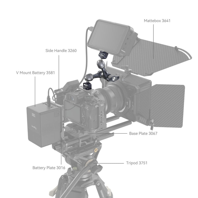 SmallRig Rosette Magic Arm (7") with ARRI Locating Screw 4899