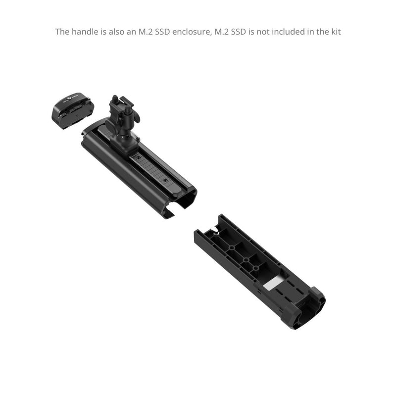 SmallRig Rotatable Bilateral Quick Release Side Handle with Wireless Control and M.2 SSD Enclosure 4841