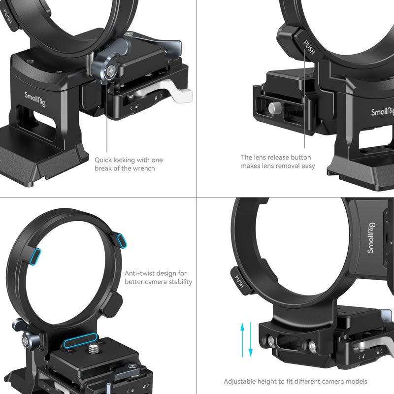 SmallRig Rotatable Horizontal-to-Vertical Mount Plate Kit for Sony Alpha 1 / Alpha 7 / Alpha 9 / FX Series 4244