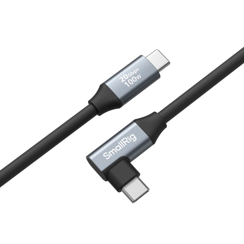 SmallRig USB-C (Straight) to USB-C (Angled) Data Cable (35cm / 13.8in) 4790