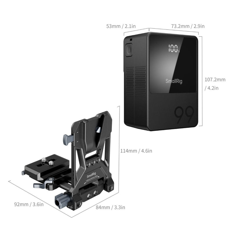 SmallRig VB99 mini V Mount Battery (Kit) 5048