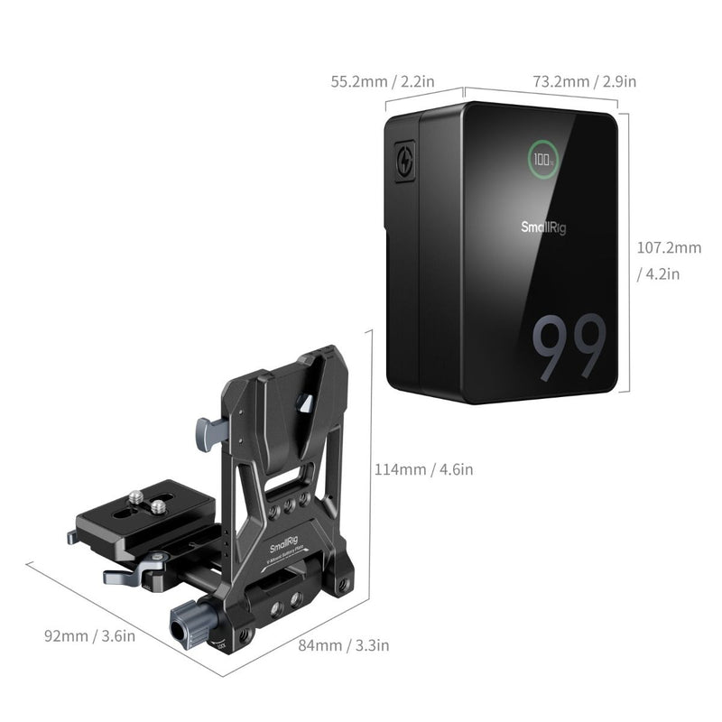 SmallRig VB99 Pro mini V Mount Battery (Kit) 5046