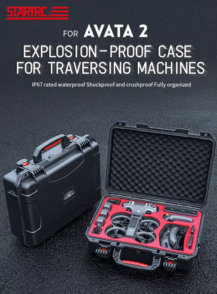 STARTRC Waterproof Hard Case for DJI Avata 2