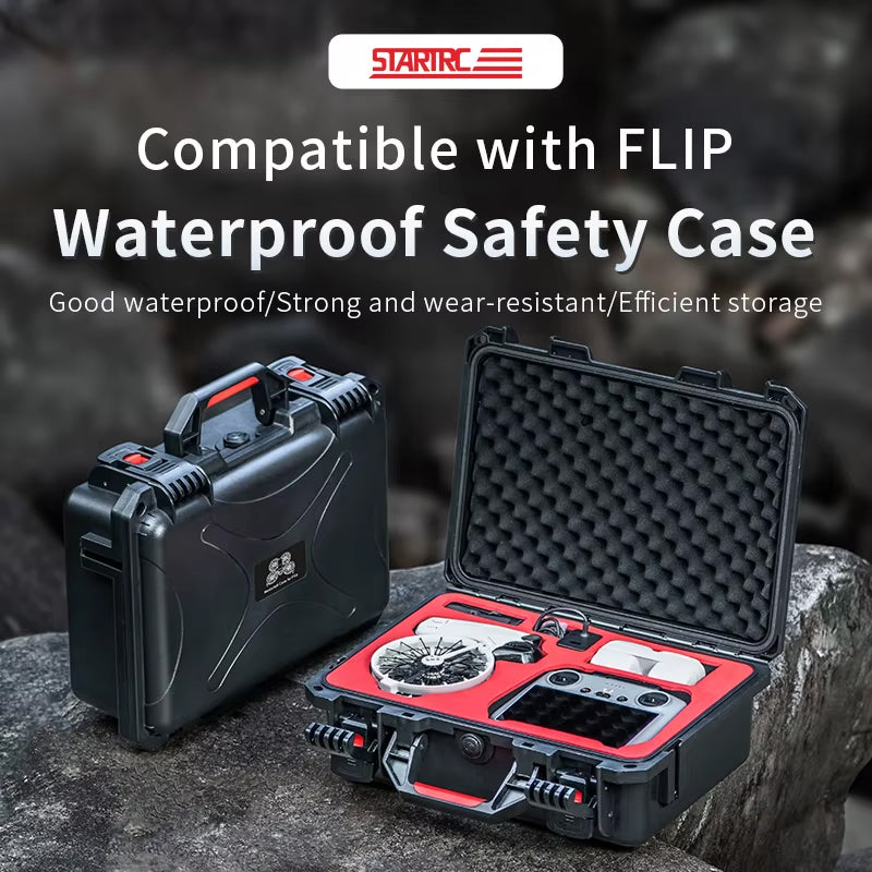 STARTRC Waterproof  Hardshell Case for DJI Flip (Flymore Combo)