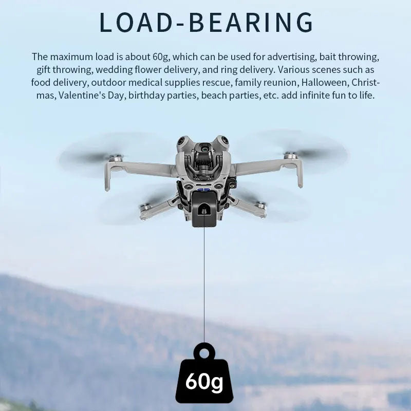 STARTRC Air-Dropping System for DJI Mini 4 Pro (Aux Light Sensor Solution)