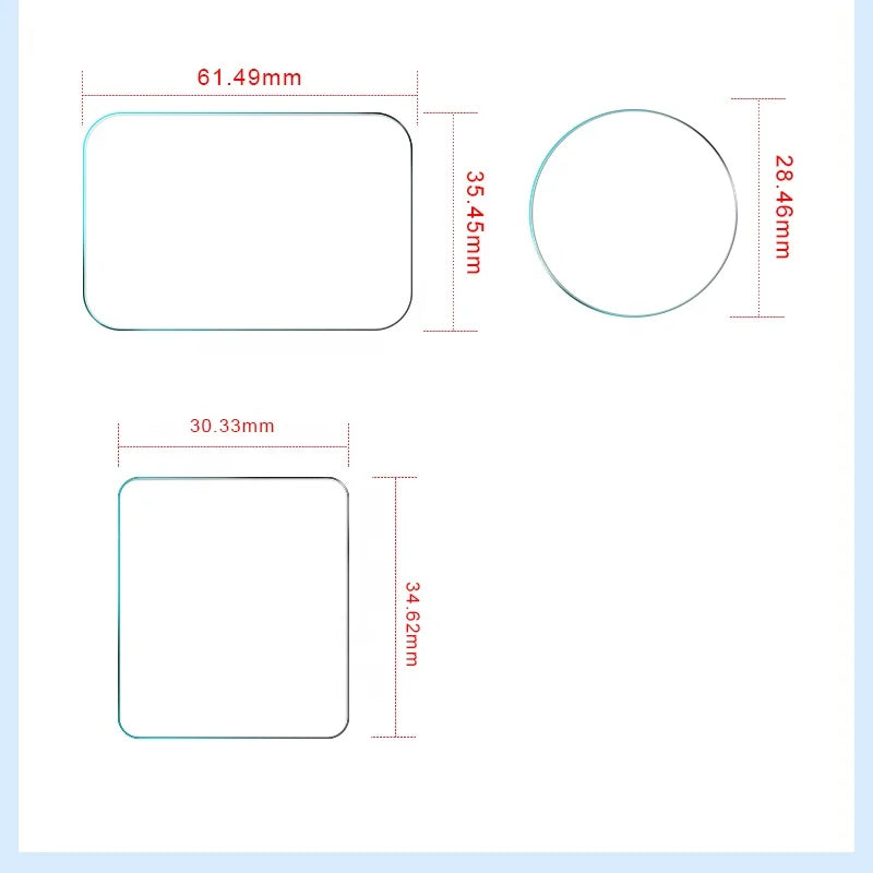 STARTRC Tempered Glass for DJI Action 4 (2 sets)