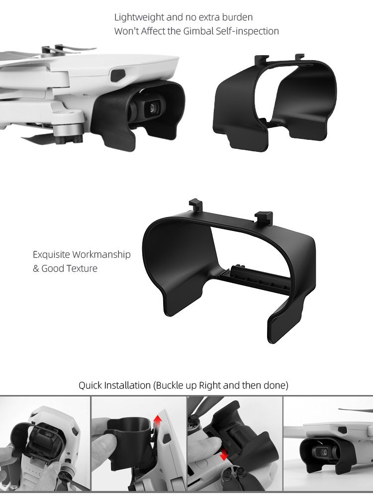 Sunnylife Lens Hood Anti-glare Lens Cover for Mavic Mini